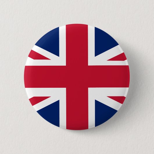 Patriotische englische Flagge Button (Vorderseite)