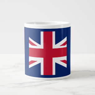 Patriotische englische Flagge Jumbo-Tasse