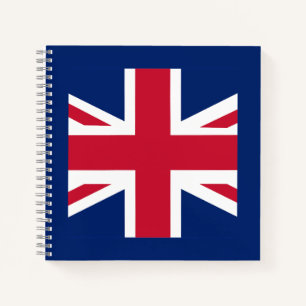 Patriotische englische Flagge Notizblock