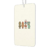 Patriotische Ente und Hot Dog Vintage Vector Shirt Autolufterfrischer (Links)