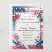 Patriotische Erinnerungen Gewerkschaft US Flagge Einladung (Vorderseite)