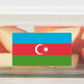 Patriotische Etiketten mit der Flagge Aserbaidscha (Befestigt)
