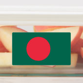 Patriotische Etiketten mit der Flagge Bangladeschs (Befestigt)