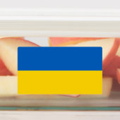 Patriotische Etiketten mit der Flagge der Ukraine (Befestigt)