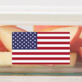 Patriotische Etiketten mit der Flagge der USA (Befestigt)