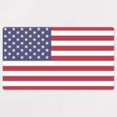 Patriotische Etiketten mit der Flagge der USA (Design 1)