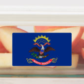 Patriotische Etiketten mit der Flagge des Staat vo (Befestigt)