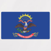 Patriotische Etiketten mit der Flagge des Staat vo (Design 1)