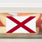 Patriotische Etiketten mit der Flagge von Alabama (Befestigt)