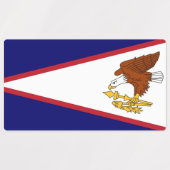 Patriotische Etiketten mit der Flagge von Amerikan (Design 1)