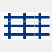 Patriotische Etiketten mit finnischer Flagge (Blatt)