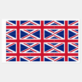 Patriotische Etiketten mit Flagge des Vereinigten 