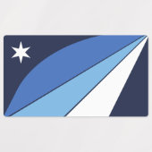 Patriotische Etiketten mit Flagge von Kolumbien (Design 1)