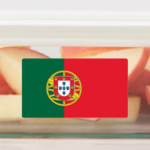 Patriotische Etiketten mit portugiesischer Flagge (Befestigt)