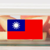 Patriotische Etiketten mit taiwanischer Flagge (Befestigt)