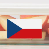 Patriotische Etiketten mit tschechischer Flagge (Befestigt)