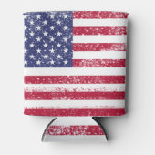 Patriotische Fahne am 4. Juli Dosenkühler (Vorderseite)