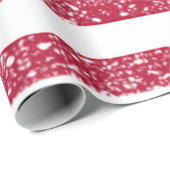 Patriotische Fahne am 4. Juli Geschenkpapier (Rolleneckpunkt)