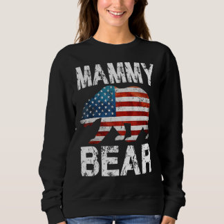 Patriotische Fahne aus Mammy Bear, Familie 4. J Sweatshirt