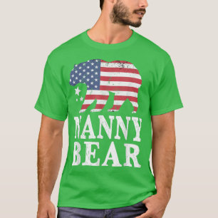 Patriotische Fahne für Kindermädchen 4. J T-Shirt