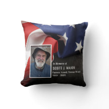 Patriotische Fahne im Love Memory Beileid Foto