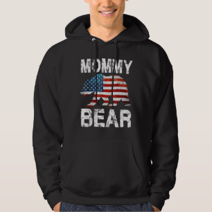 Patriotische Fahne von Mommy Bear passt Familie 4. Hoodie
