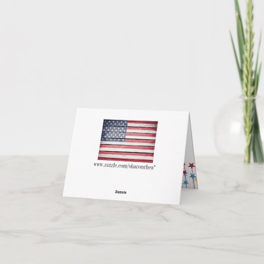 Patriotische Fahne / Weihnachten / Feiertag - Amer (Rückseite)