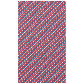 Patriotische Farben 4. Juli Tischdecke (Vorderseite)