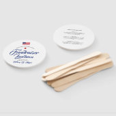 Patriotische Farben als politisch | Set von Fans Fächer (Non-assembled)