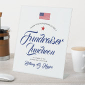 Patriotische Farben als politisch | Sockelschild (In Situ)