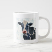 Patriotische Farm - Kuh Jumbo-Tasse (Rechts)