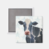 Patriotische Farm - Kuh Magnet (Vorderseite/Rückseite)