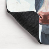 Patriotische Farm - Kuh Mousepad (Ecke)