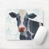 Patriotische Farm - Kuh Mousepad (Mit Mouse)