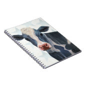 Patriotische Farm - Kuh Notizblock (Rechte Seite)