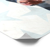 Patriotische Farm - Kuh Poster (Ecke)