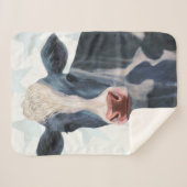 Patriotische Farm - Kuh Sherpadecke (Vorderseite (Horizontal))