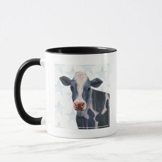 Patriotische Farm - Kuh Tasse (Links)