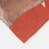 Patriotische Farm - Schwein Fleecedecke (Ecke)