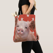 Patriotische Farm - Schwein Tasche (Von Nahem)