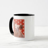 Patriotische Farm - Schwein Tasse (Vorderseite Links)