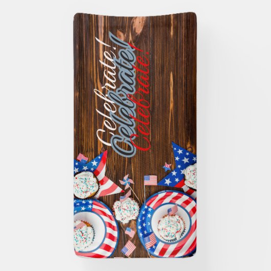 Patriotische Feier Banner (Vertikal)