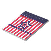 Patriotische Feier der Feiertage Notizblock (Rotiert)