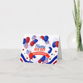 Patriotische Feier Karte