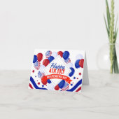 Patriotische Feier Karte (Vorderseite)