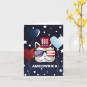 Patriotische Feier Karte (Gelbe Blume)