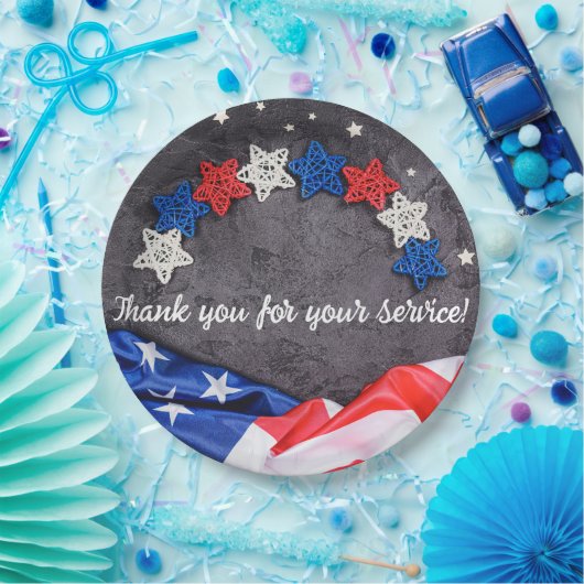 Patriotische Feier Pappteller (Party)