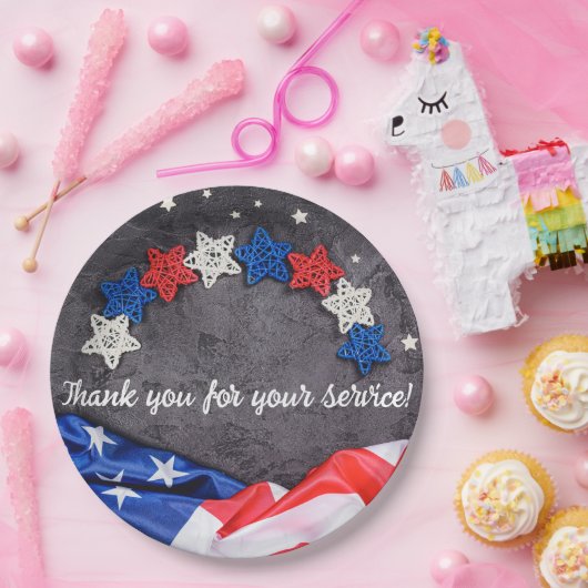 Patriotische Feier Pappteller (Party)