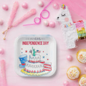 Patriotische Feier Pappteller (Party)