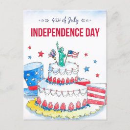 Patriotische Feier Postkarte